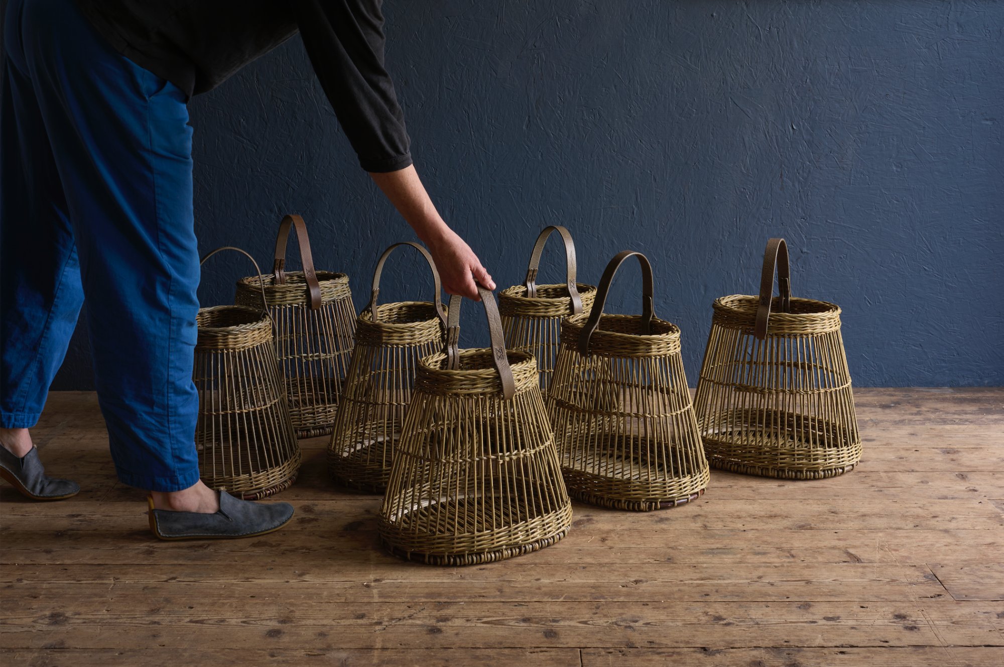 Studio Amos — baskets arranged