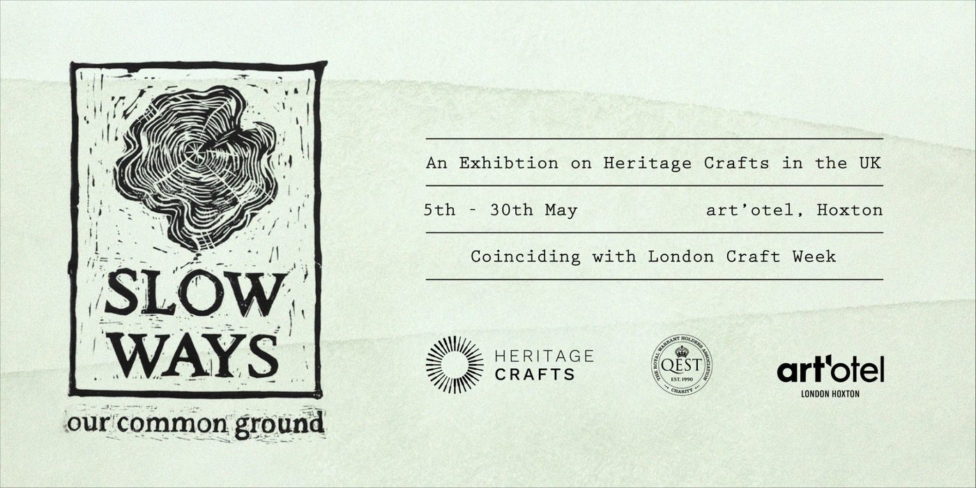 Slow Ways: Our Common Ground — Exhibition poster