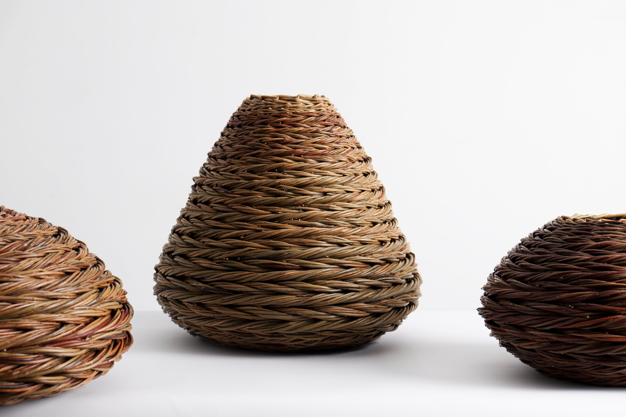 Dwell series — woven sculptures